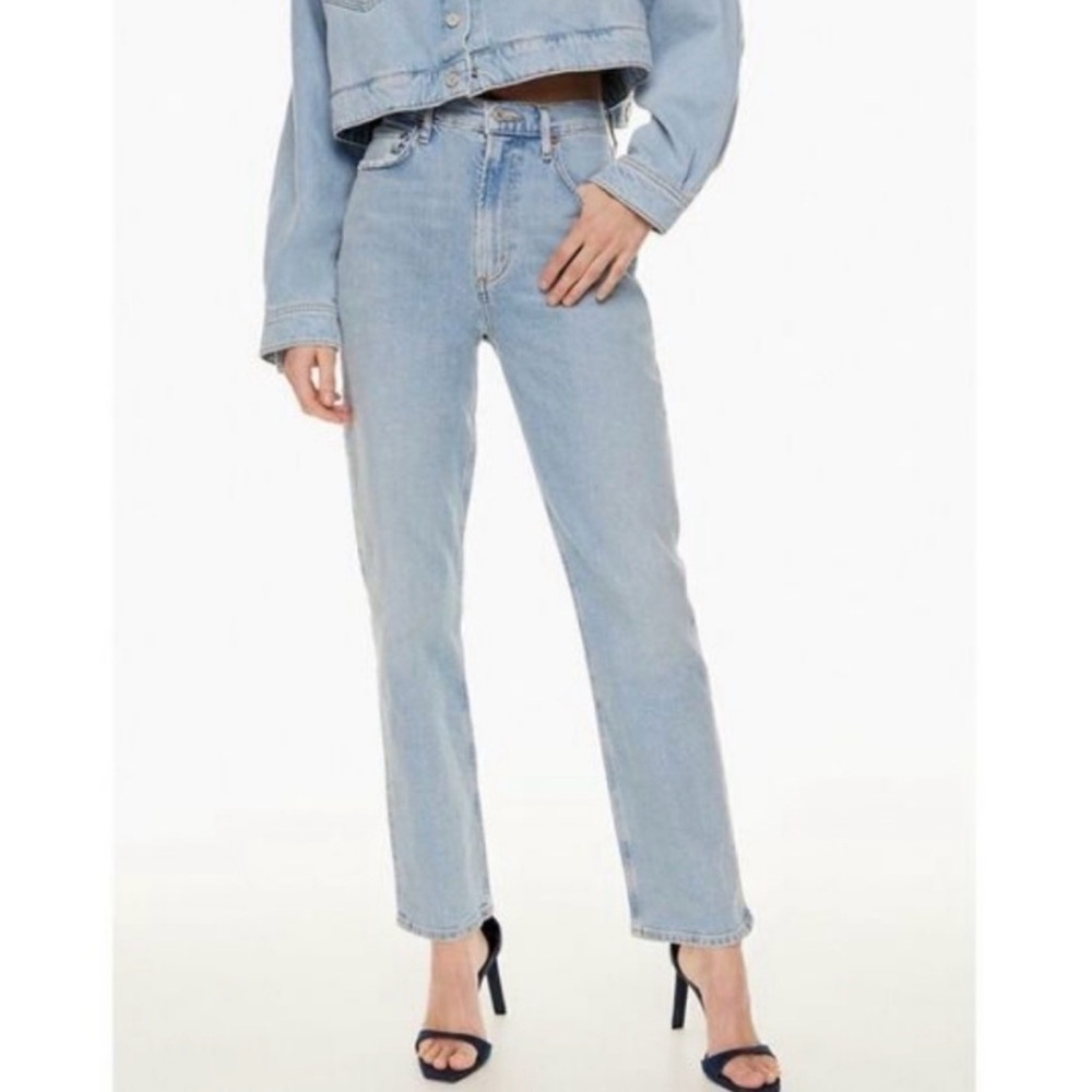 Agolde High Rise Stovepipe Jeans in Destination